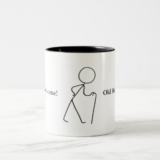 Old Man Awesome! Original design Two-Tone Coffee Mug
