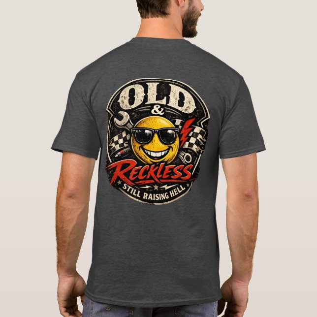 Old Man Biker Tee (Back)