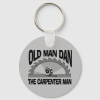 Old Man Dan Carpenter Man Lumber Builder Funny
