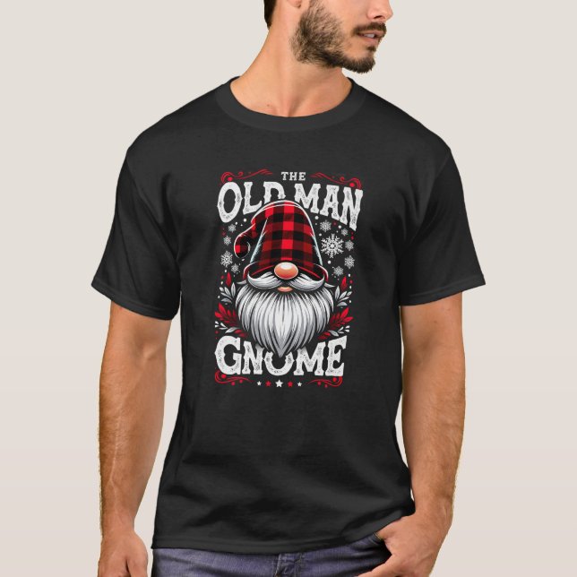 Old Man Gnome Matching Family Christmas Pajama Pre T-Shirt (Front)