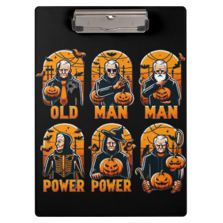 Old man Halloween Clipboard