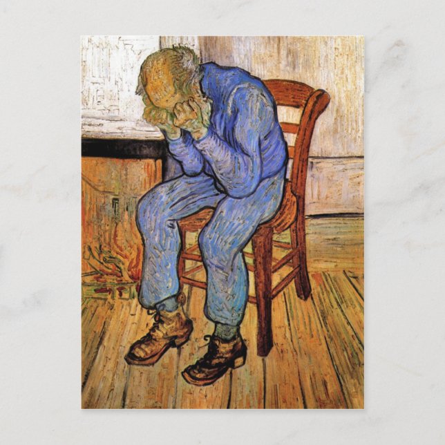 Old Man in Sorrow by Vincent van Gogh 1890 Postcard (Front)