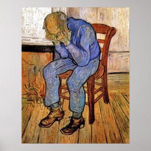 Old Man in Sorrow by Vincent van Gogh 1890 Poster