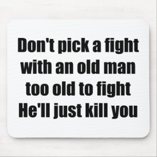 Old Man Mouse Pad