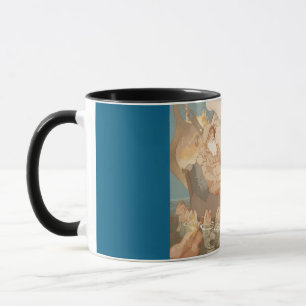 Old Man Nautical Illustration Mug