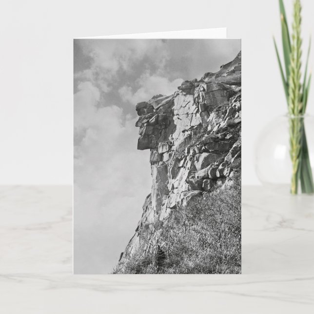 Old Man of The Mountain, 1901 Card (Front)