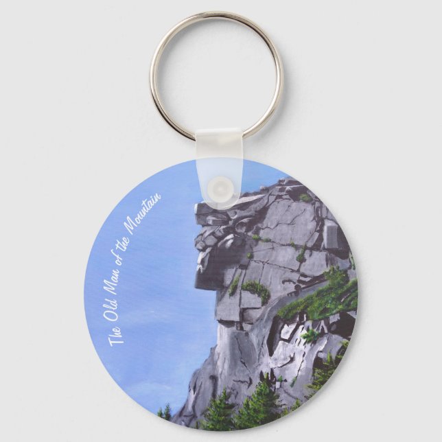 Old Man of the Mountain Keychain (Front)