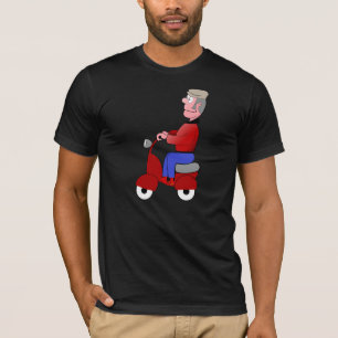 Old Man On A Scooter Mens T-Shirt