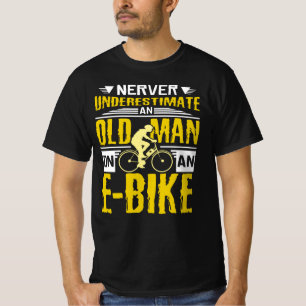 Old Man On E-bike T-Shirt