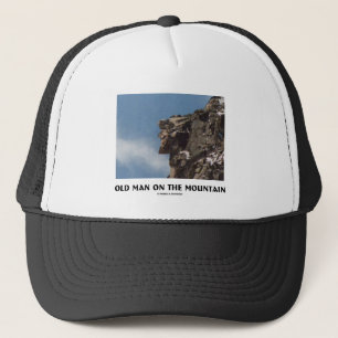 Old Man On The Mountain (Optical Illusion) Trucker Hat