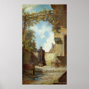 Old Man on the Terrace Poster