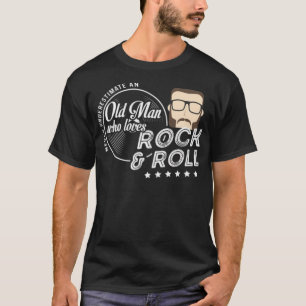 OLD MAN Rock N gay rights namaste T-Shirt