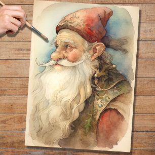 Old Man Santa 7 Decoupage Paper