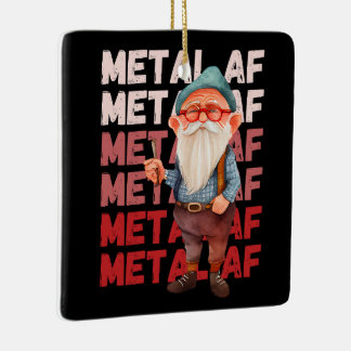 Old Man Still Metal AF Ceramic Ornament