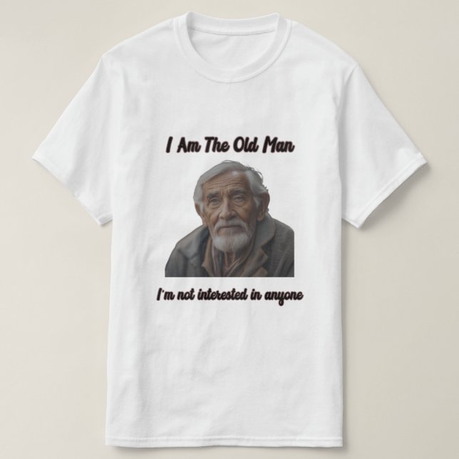 Old Man T-Shirt (Design Front)