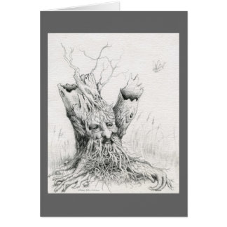 "Old Man Tree Spirit" graphite