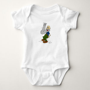 Old Man Waving Beard Infant Creeper