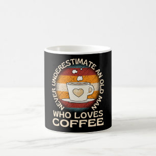 Old Man Who Loves Coffee Mug