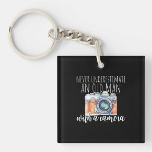 Old Man With A Camera Key Ring