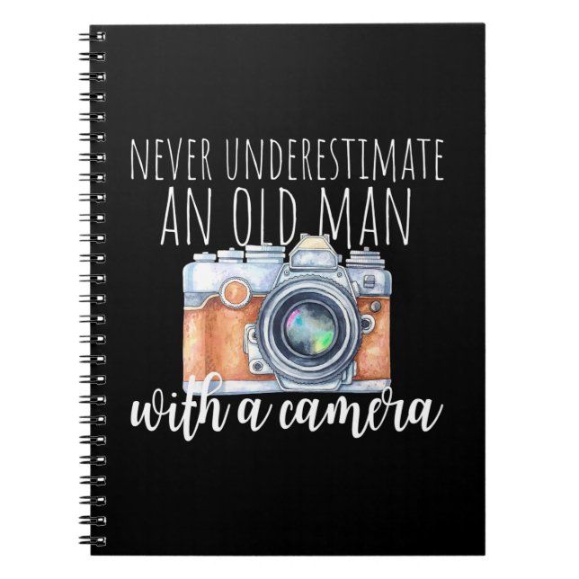 Old Man With A Camera Notebook (Front)