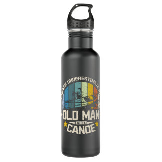old man with a canoe 710 ml water bottle