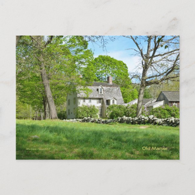 Old Manse Postcard (Front)