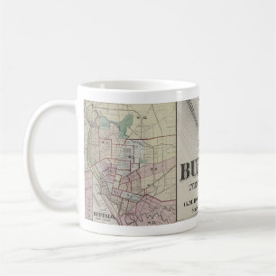 Old map of Buffalo, NY Coffee Mug
