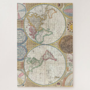 Old Map of the World Jigsaw Puzzle