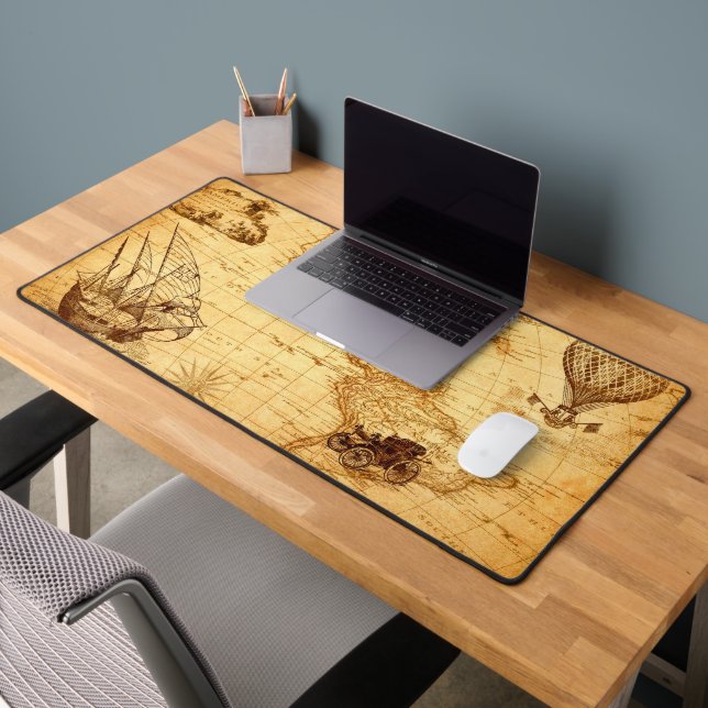 OLD MAP of USA Desk Mat (Office 2)