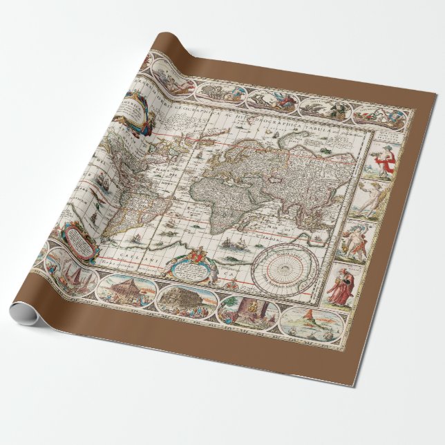 old map paper (Unrolled)