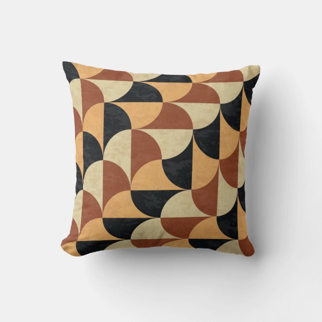 Old marble floor, geometric seamless texture. cushion (Front)