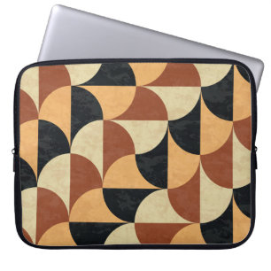 Old marble floor, geometric seamless texture. laptop sleeve