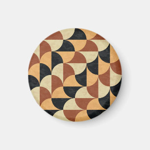Old marble floor, geometric seamless texture. magnet