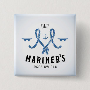 Old Mariner Poster 15 Cm Square Badge