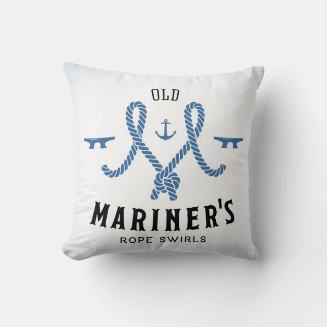 Old Mariner Poster Cushion (Front)