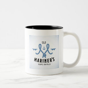 Old Mariner Poster Two-Tone Coffee Mug