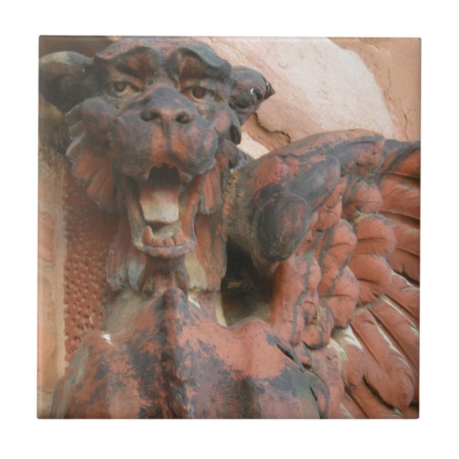 Old Market Cat Ceramic Tile (Front)