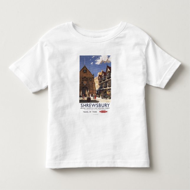 Old Market Hall View British Railways Poster Toddler T-Shirt (Front)