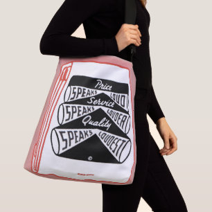 old matchbook cover Price Speaks Loud Crossbody Bag