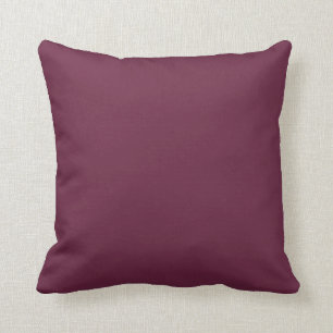Old Mauve Solid Plain Colour Cushion