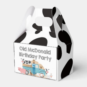 Old McDonald Farm Birthday Party  Favour Box