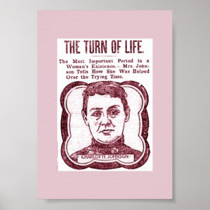 Old Menopause Advertisement Vintage Image Poster