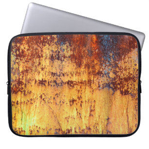 Old metal iron rust background and texture,  metal laptop sleeve