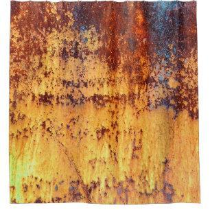 Old metal iron rust background and texture,  metal shower curtain