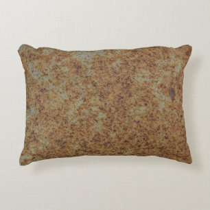 Old metal iron rust backgroundabstract,art,artisti decorative cushion