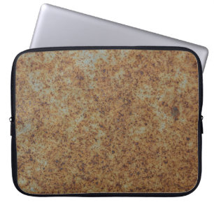 Old metal iron rust backgroundabstract,art,artisti laptop sleeve