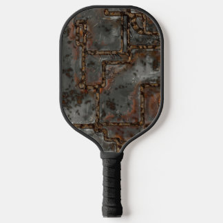 Old Metal Wall B Pickleball Paddle
