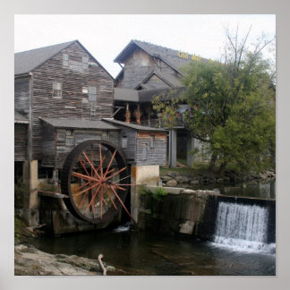 Old Mill at Pigeon Forge TN Poster