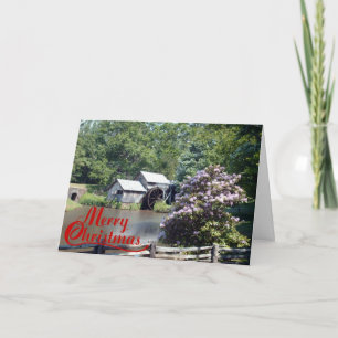 Old Mill Christmas Holiday Card