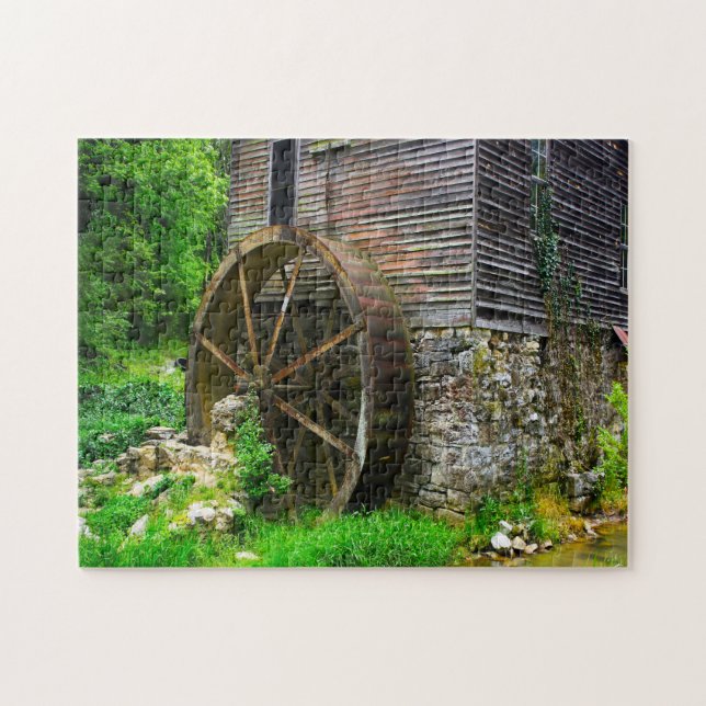 Old Mill Gatlinburg  Tennessee. Jigsaw Puzzle (Horizontal)